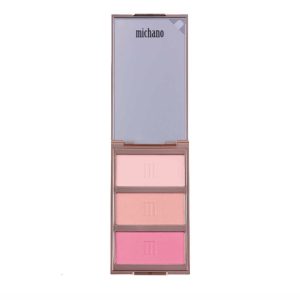 پالت رژگونه 3 رنگ شماره 420 میچانو MICHANO Blush Palette