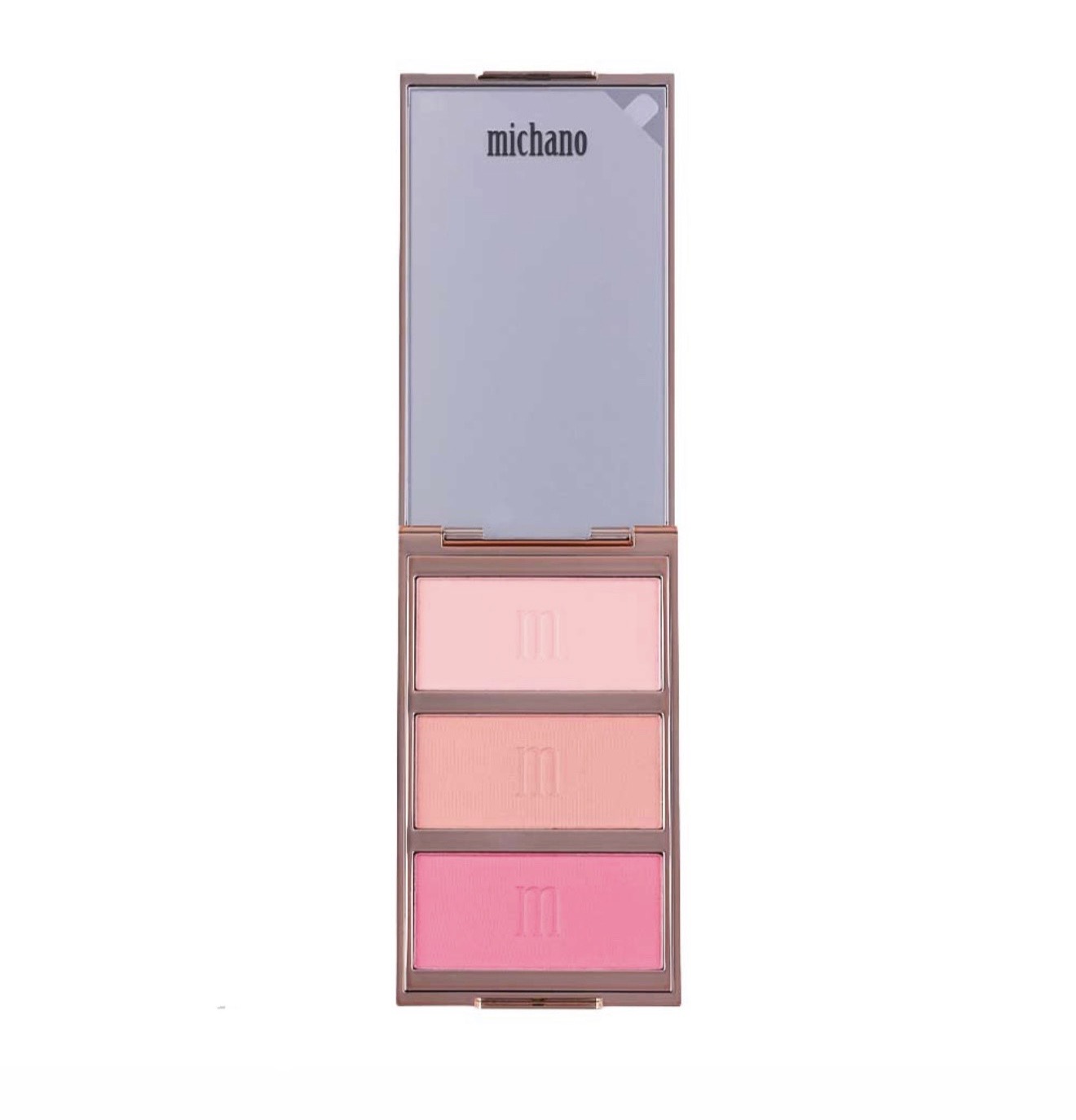 پالت رژگونه 3 رنگ شماره 420 میچانو MICHANO Blush Palette