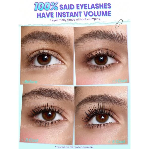 ریمل حجمدهنده شیگلم مدل Lashlighter Mega Boost - تصویر 2