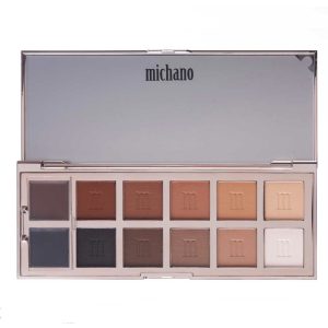 پالت سایه 12 رنگ NUDE WHISPER میچانو MICHANO Eyeshadow Palette