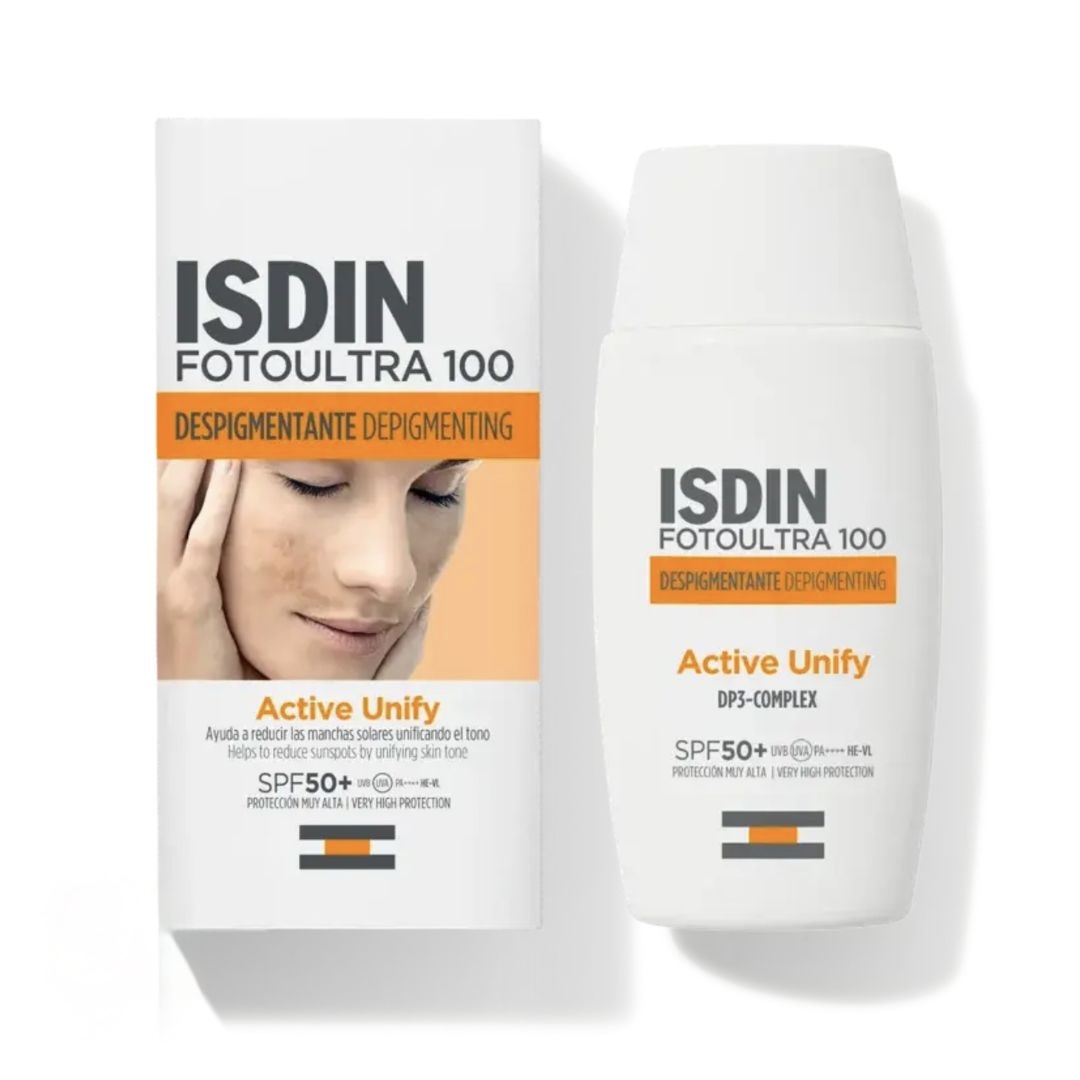 کرم ضد آفتاب ضد لک ایزدین ISDIN SPF50 مدل اسپات پریونت SPOT PREVENT بی رنگ مناسب انواع پوست حجم 50 میلی لیتر