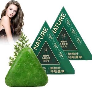 صابون گیاهی ضد ریزش و حجم‌دهنده مو نیچر (Nature) | شامپو بار تقویت‌کننده فولیکول و پاکسازی ملایم