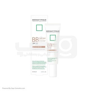 بي بي كرم درماتیپیک Dermatypique B B Cream SPF20 مدل گلد بژ مناسب پوست چرب و مختلط حجم 30 میلی لیتر