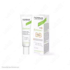 بی بی کرم ضد جوش نوروا(اکتی پور)NOREVA BB CRÈME مدل اکسفولیاک EXFOLIAC مناسب پوست های مختلط، چرب و مستعد جوش حجم 30 میلی لیتر