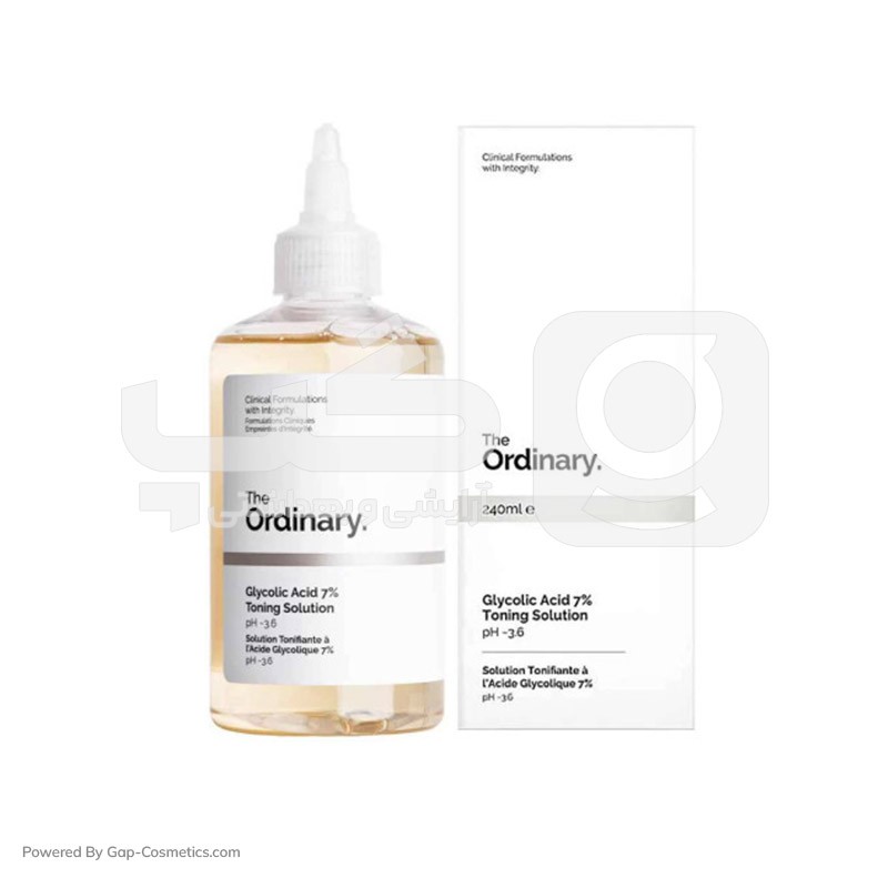 تونر لایه بردار اوردینری ORDINARY حاوی گلیکولیک اسید 7% حجم 240 میلی لیتر