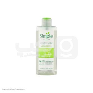 میسلار واتر سیمپل SIMPLE مناسب انواع پوست حجم 150 میلی لیتر