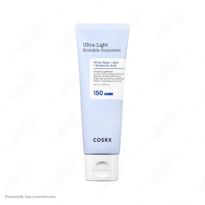 کرم ضد آفتاب آبرسان کوزارکس COSRX مدل اولترا لایت ULTRA LIGHT SPF50 حجم 50 میلی لیتر
